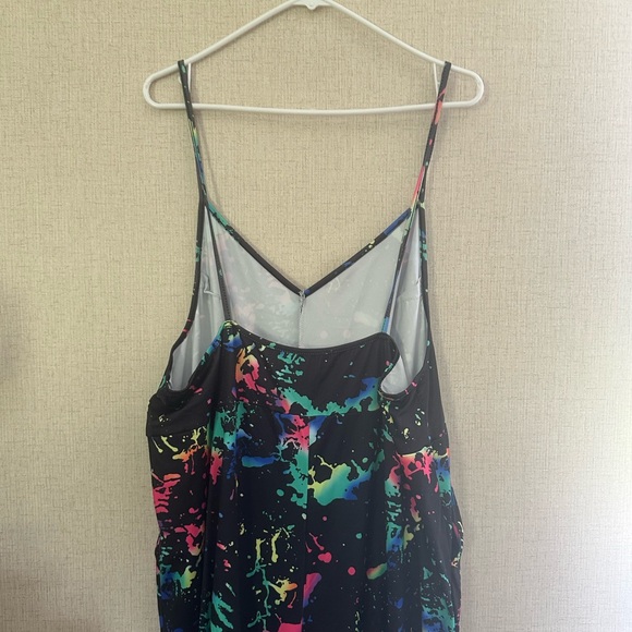 Multicolor Spaghetti Strap Romper - Picture 4 of 9